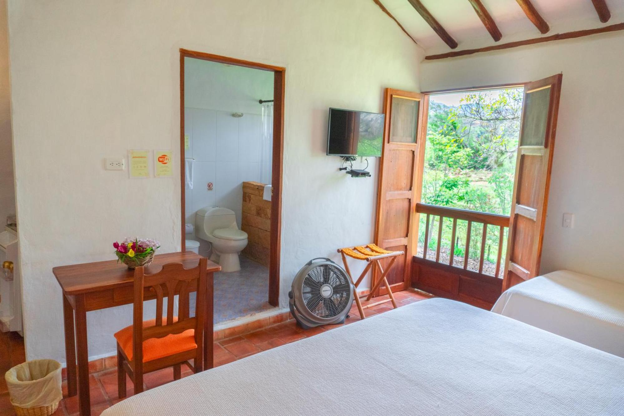 Hotel Hacienda Macedonia Barichara Eksteriør billede