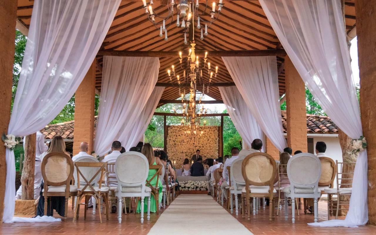 Hotel Hacienda Macedonia Barichara Eksteriør billede